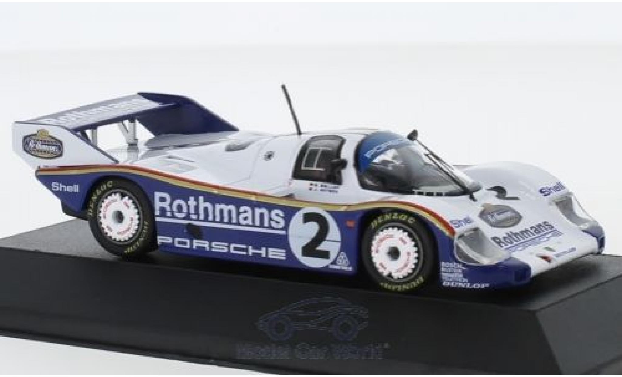 Porsche 956 1984 1/43 CMR K No.2 Rothmans 1000 Km Fuji 1984 S.Bellof/J.Watson modellino in miniatura