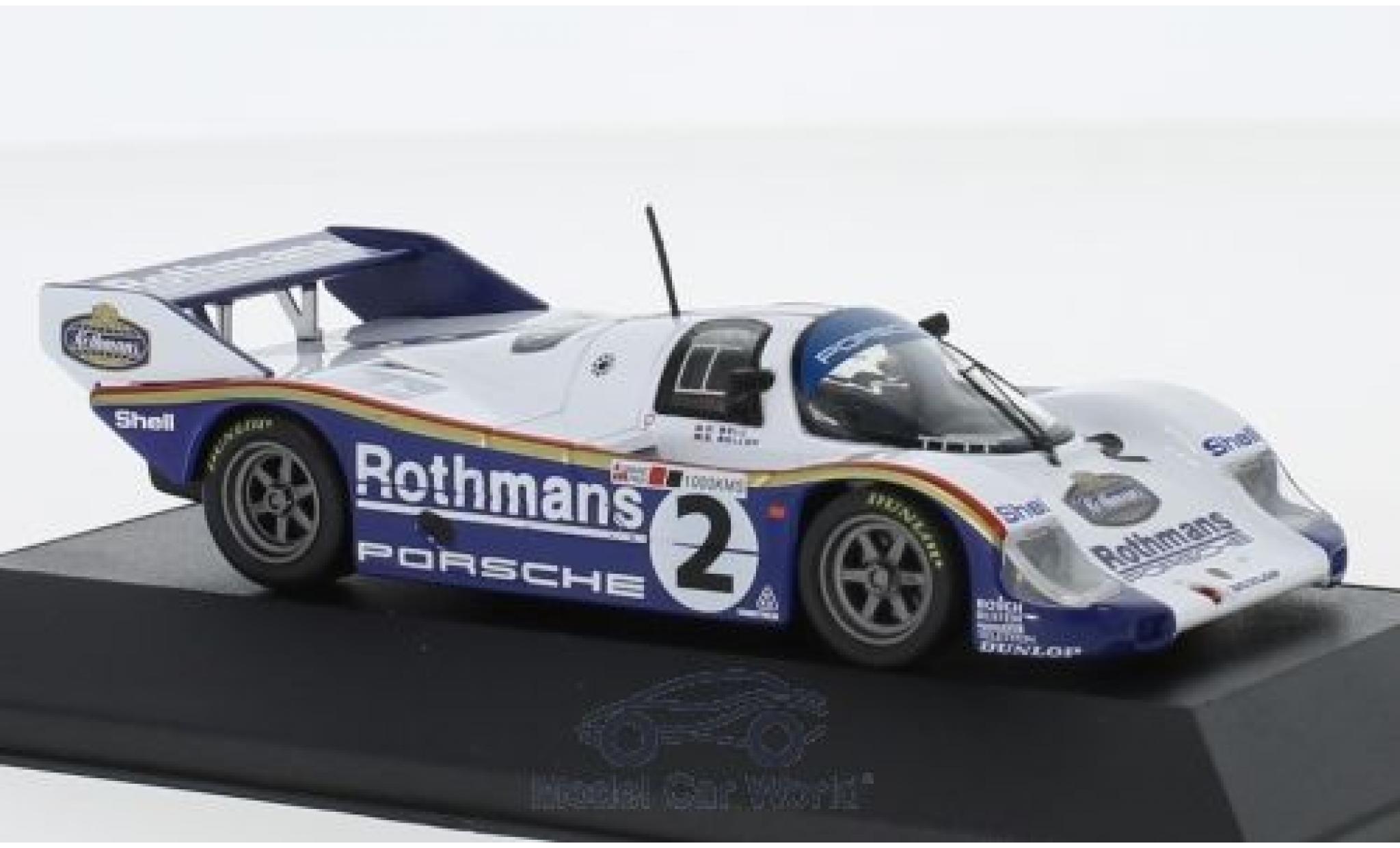 Porsche 956 1984 1/43 CMR K No.2 Rothmans 1000 KM Silverstone 1984 S.Bellof/D.Bell modellino in miniatura