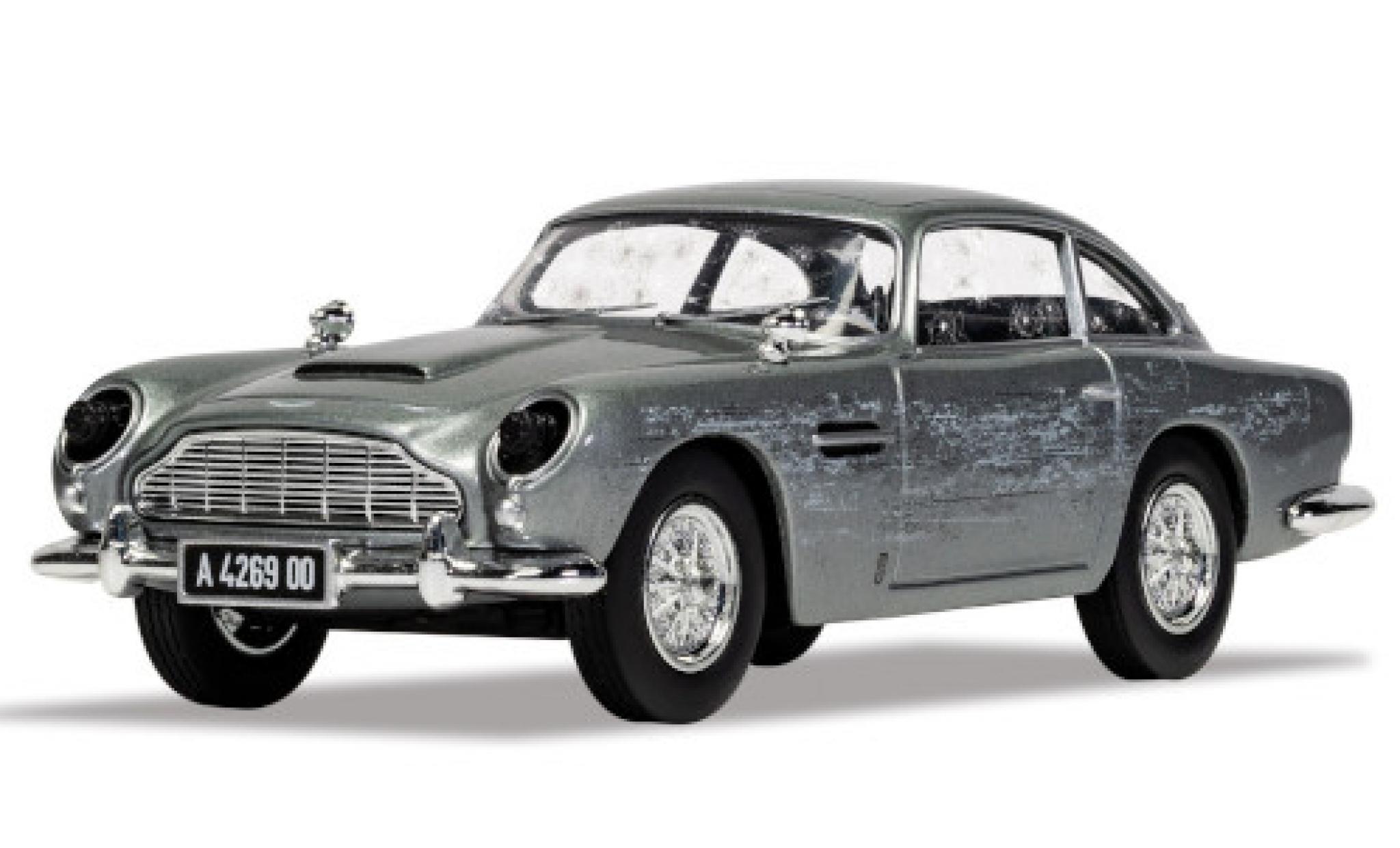 Aston Martin DB5 1/36 Corgi grigio RHD James Bond 007 No Time To la avec Einsatzspuren modellino in miniatura