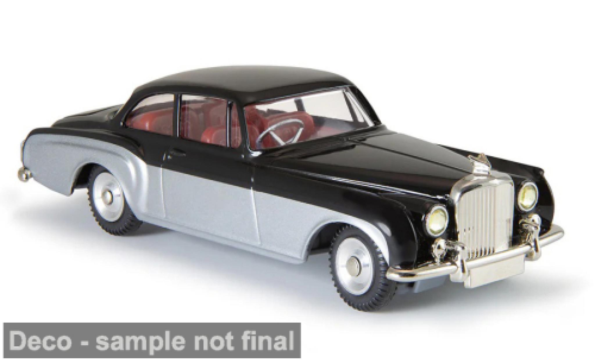 Bentley Continental 1/50 Corgi schwarz/silber 1961 1:50 modellino in miniatura