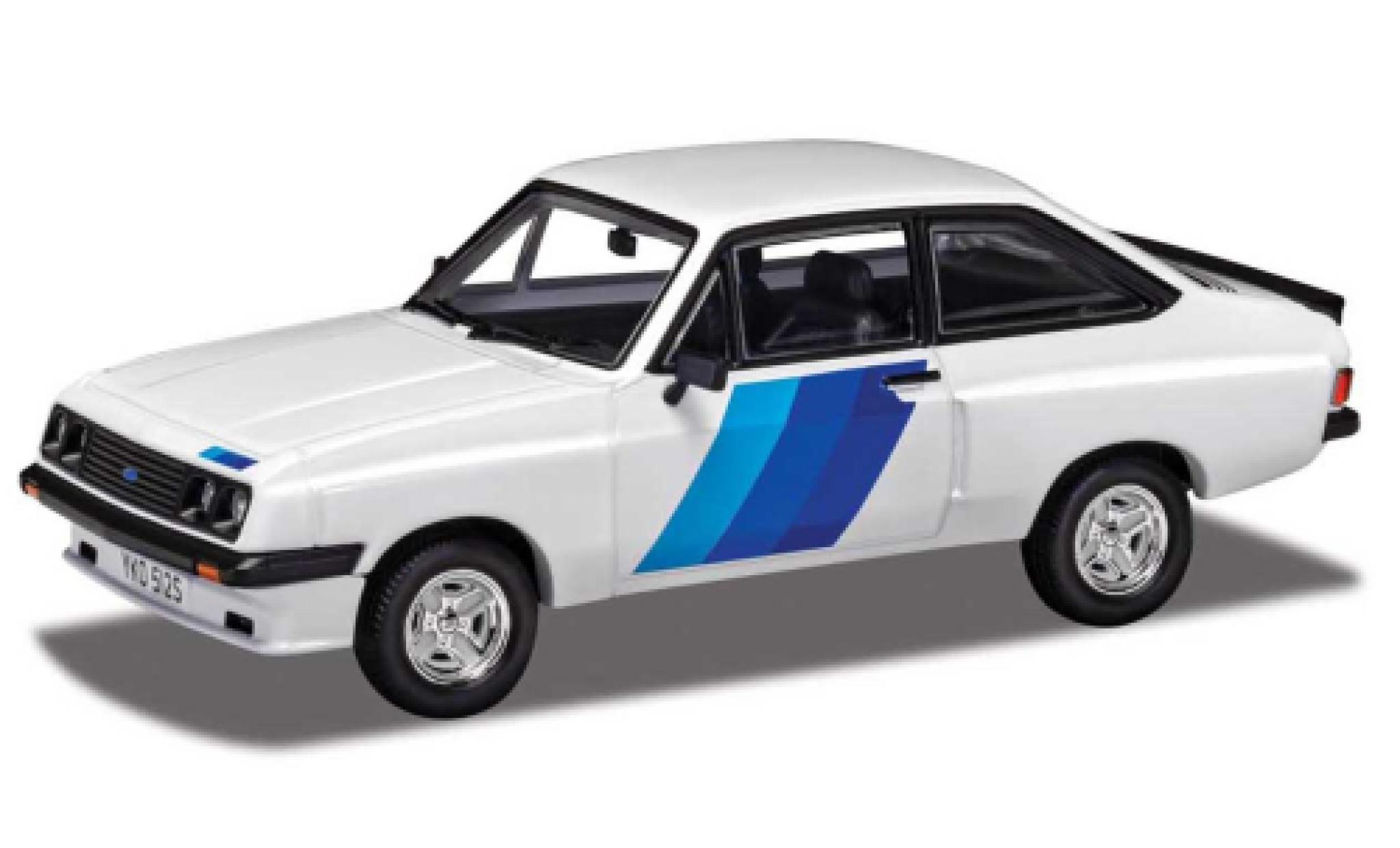 Ford Escort 1/43 Corgi MK II RS 2000 bianco/Dekor RHD 1979 modellino in miniatura