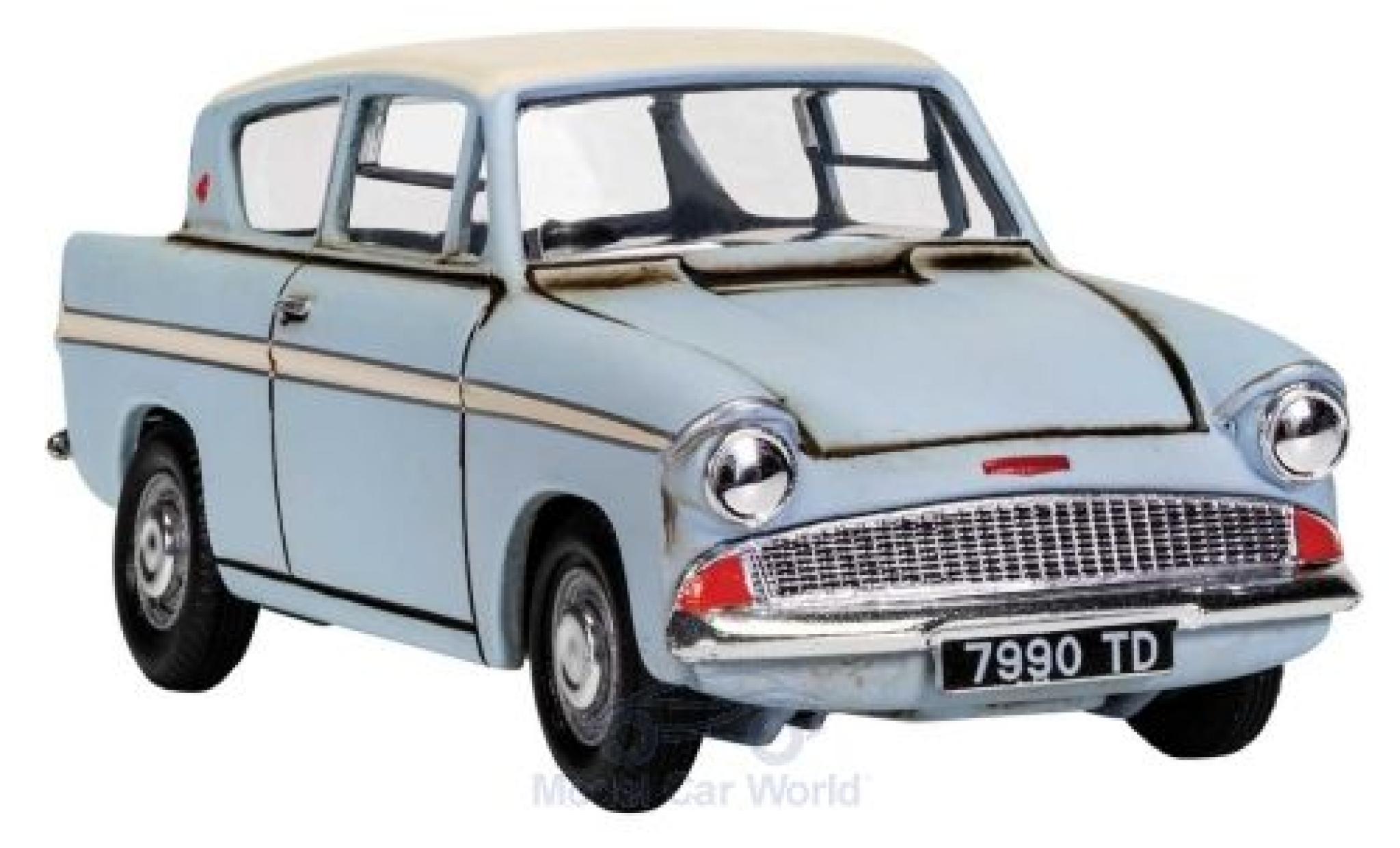 Ford Anglia 1/43 Corgi blu/bianco Harry Potter with Harry and Ron figures modellino in miniatura