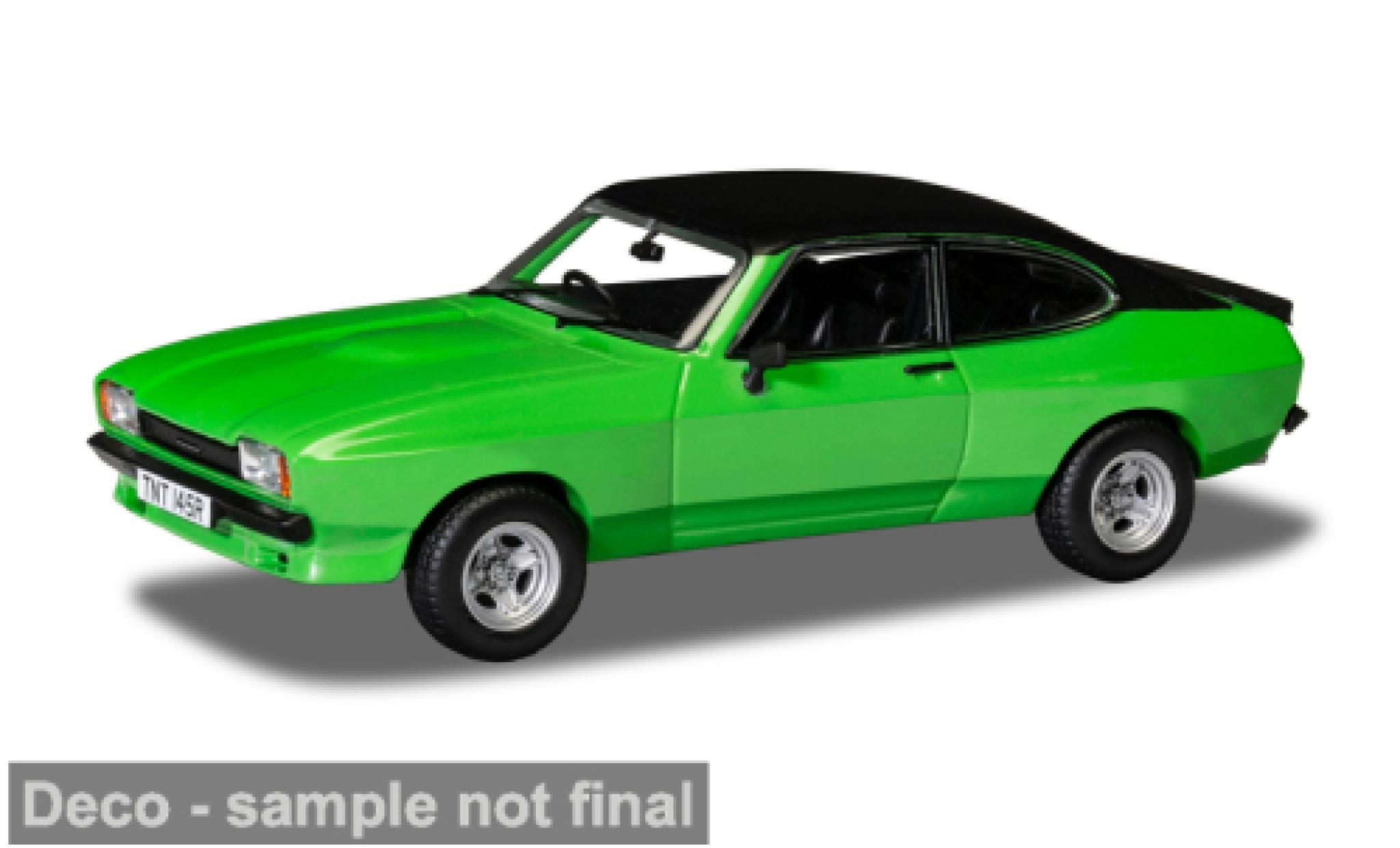 Ford Capri 1/43 Corgi Mk II 3.0S X-Pack grün 1:43 modellino in miniatura