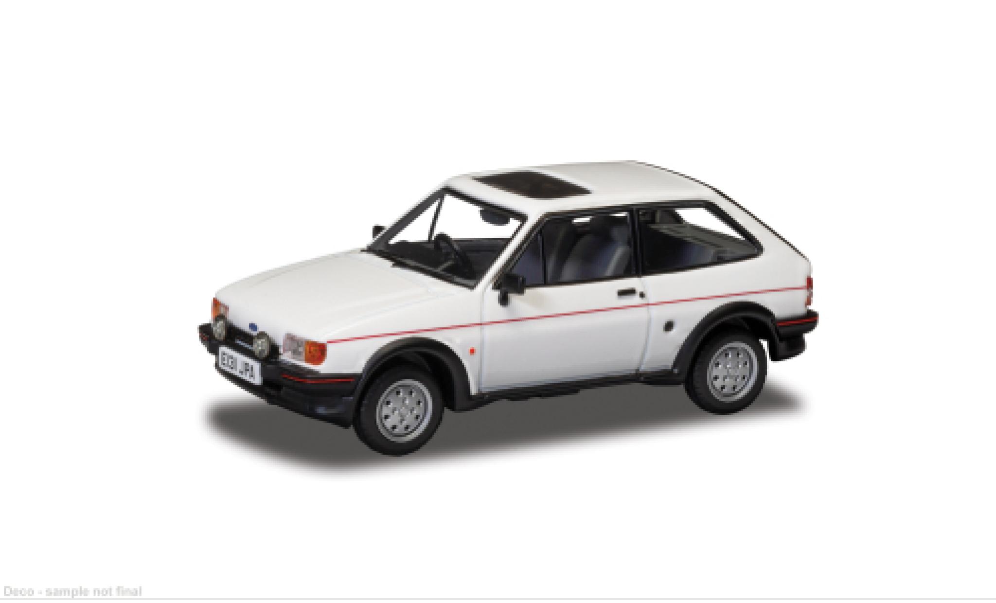 Ford Fiesta Corgi Mk II XR2 weiss/rot 1:43 modellino in miniatura