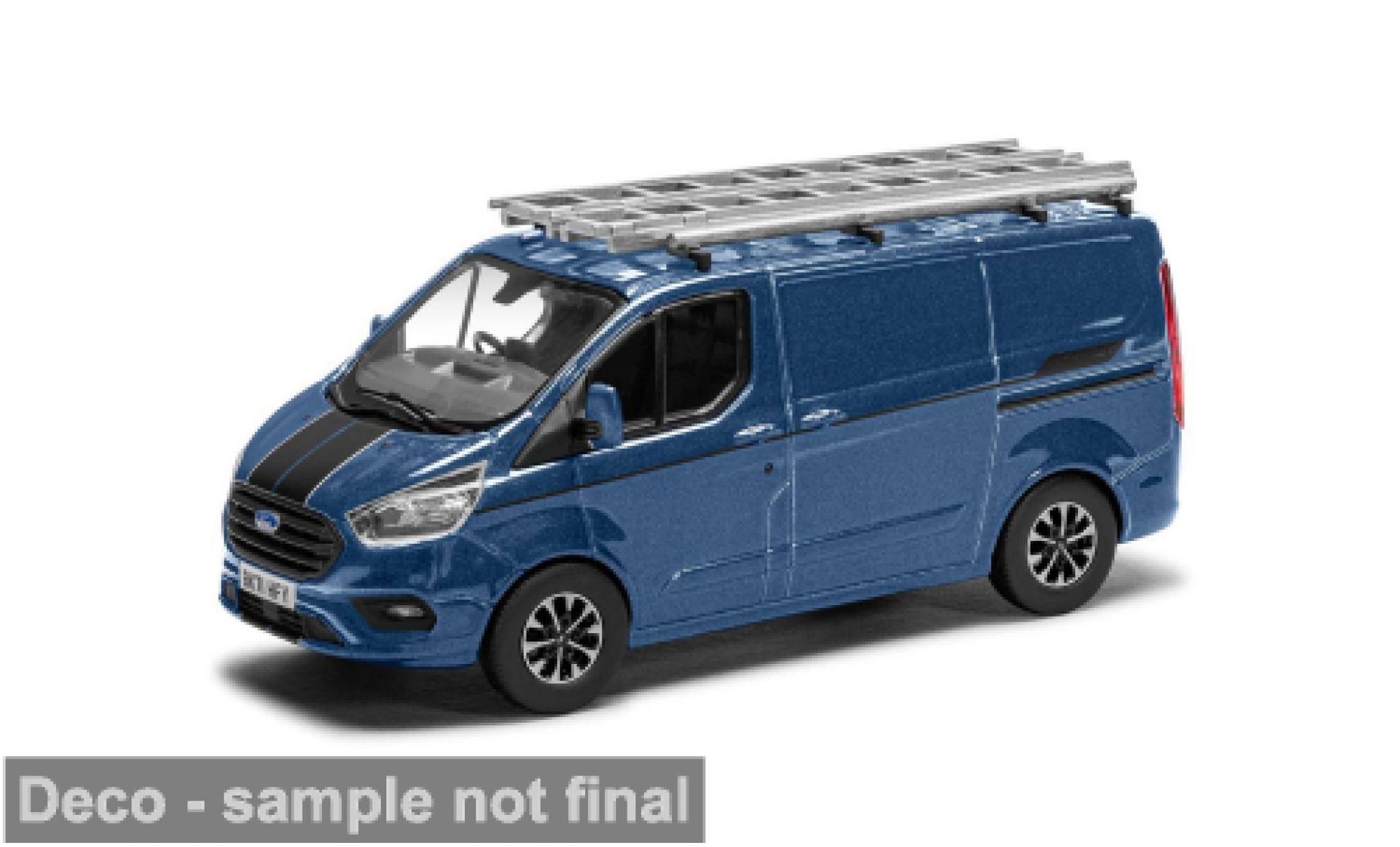 Ford Transit 1/43 Corgi Custom Sport blau/schwarz 2024 1:43 modellino in miniatura