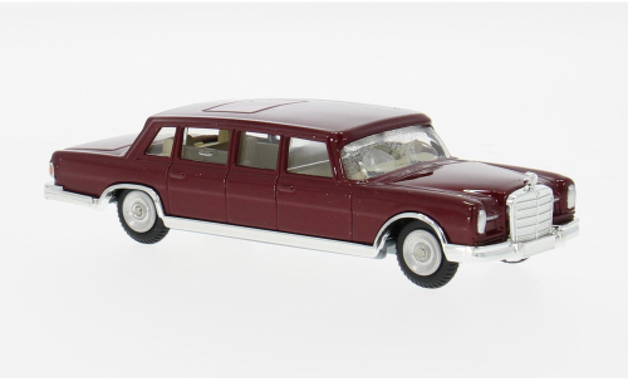 Mercedes 600 1/50 Corgi Pullman (W100) rot 1964 1:50 modellino in miniatura