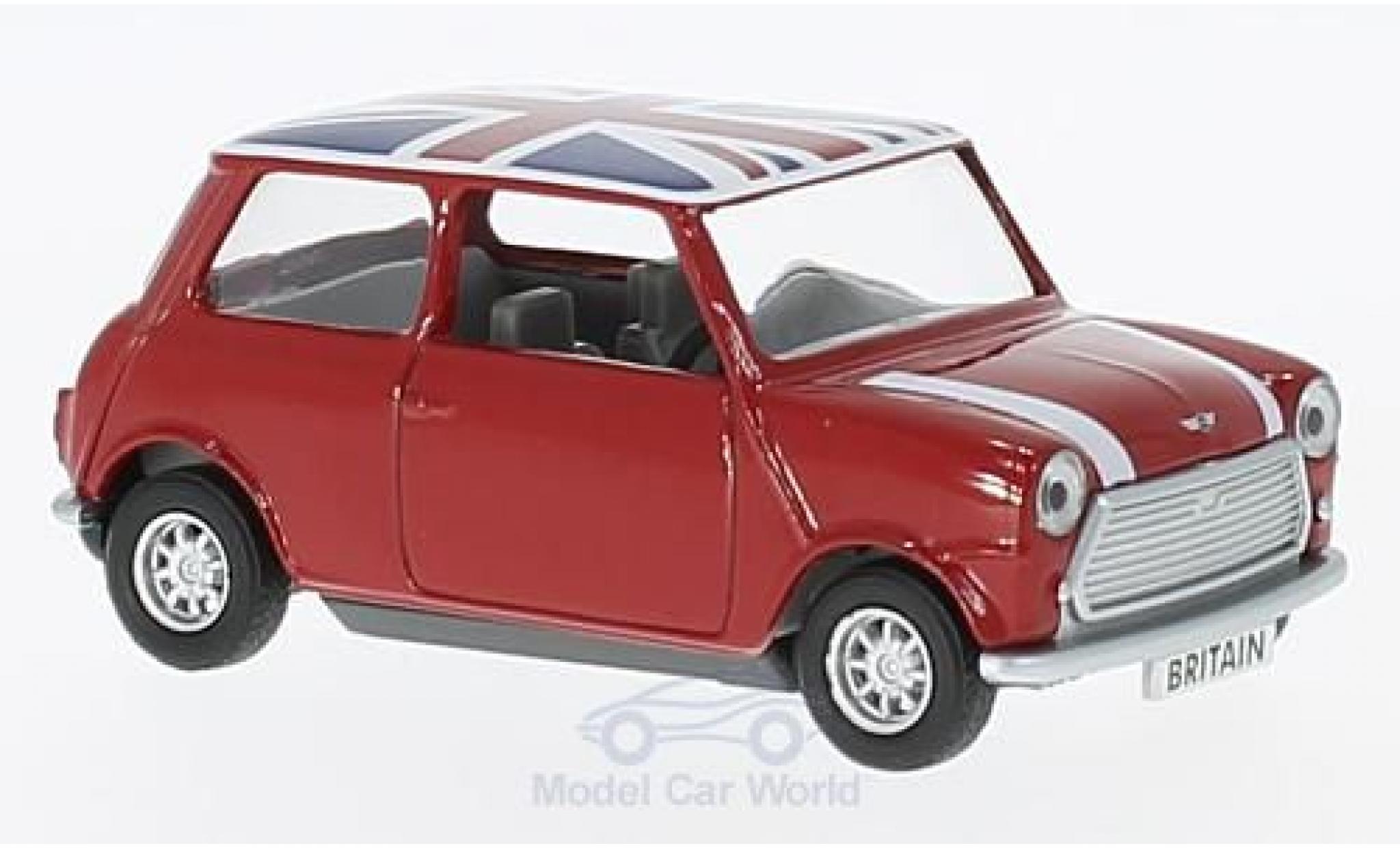 Mini Cooper 1/0 Corgi rosso/Dekor RHD modellino in miniatura