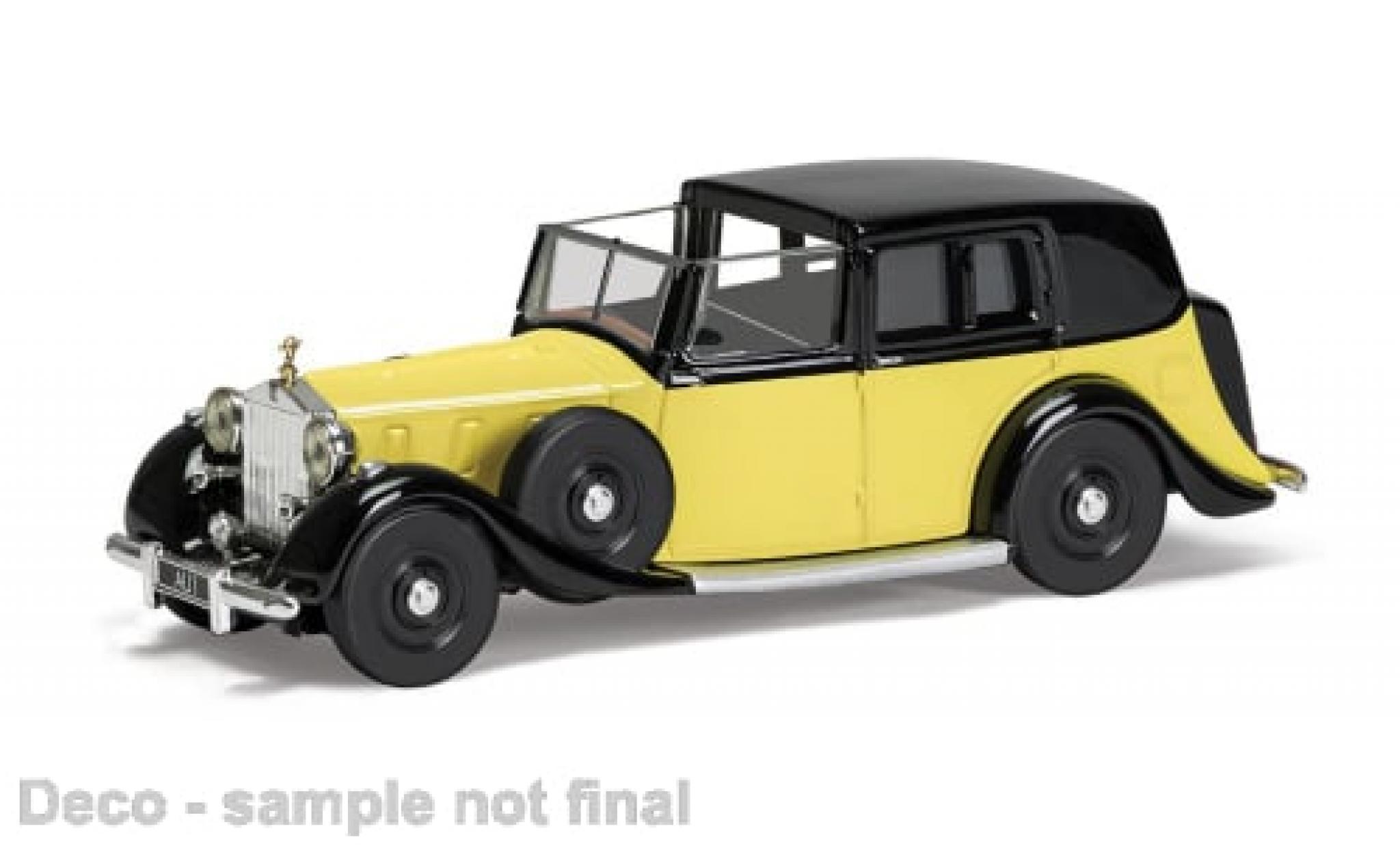 Rolls Royce Phantom 1/36 Corgi III Sedance de Ville gelb/schwarz James Bond Goldfinger 1:36 modellino in miniatura