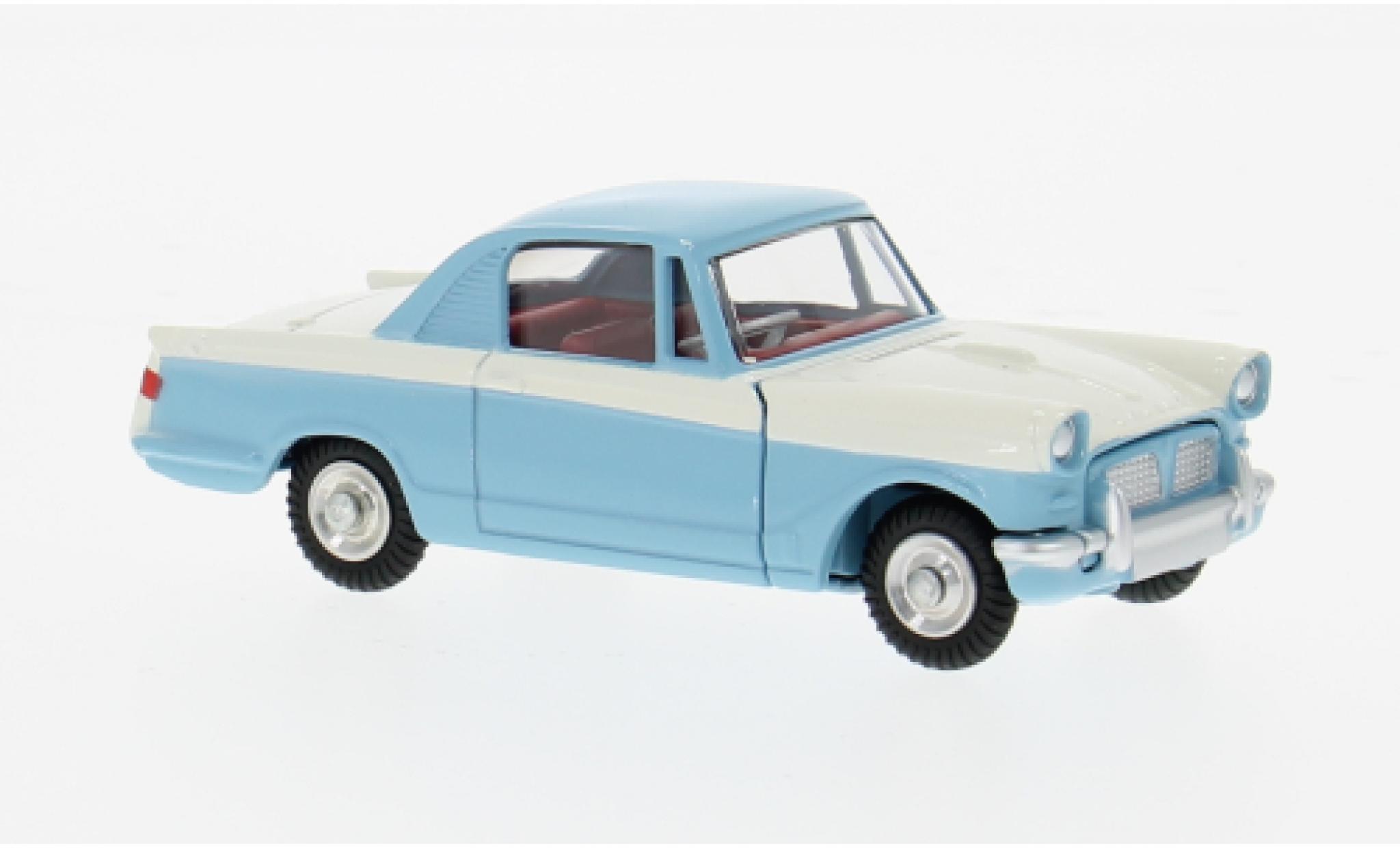 Triumph Herald 1/43 Corgi blau/weiss 1961 1:43 modellino in miniatura