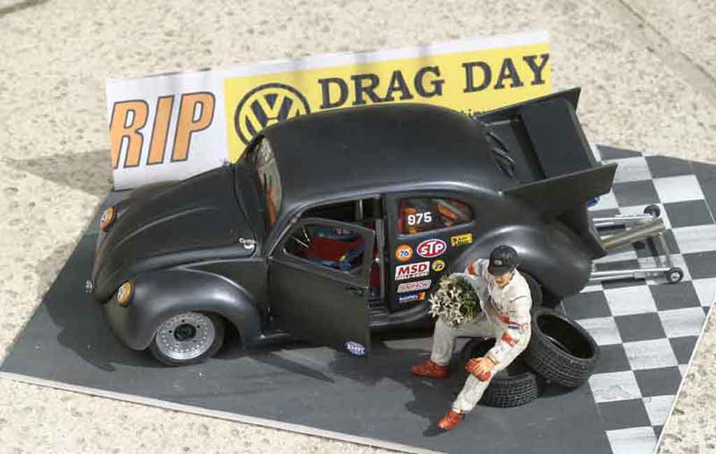 Volkswagen Kafer Drag Run 1/18 Solido Drag Run cox de run modellino in miniatura