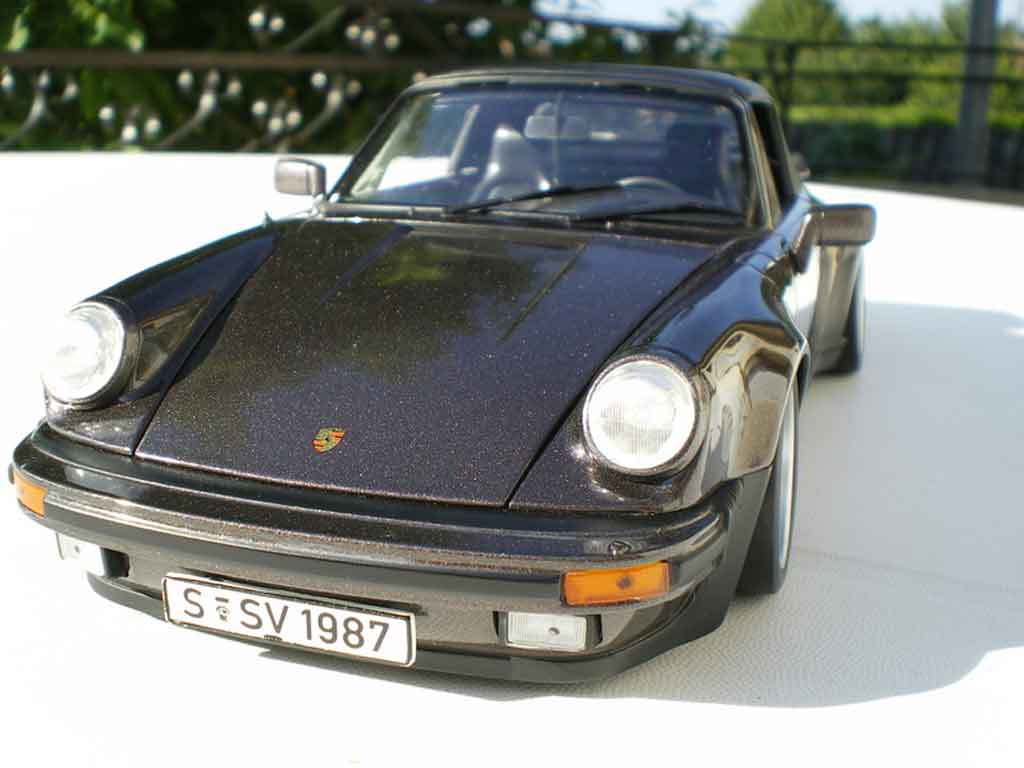 Porsche 911 Turbo 1/18 Norev Turbo 3.3 cabriolet modellino in miniatura