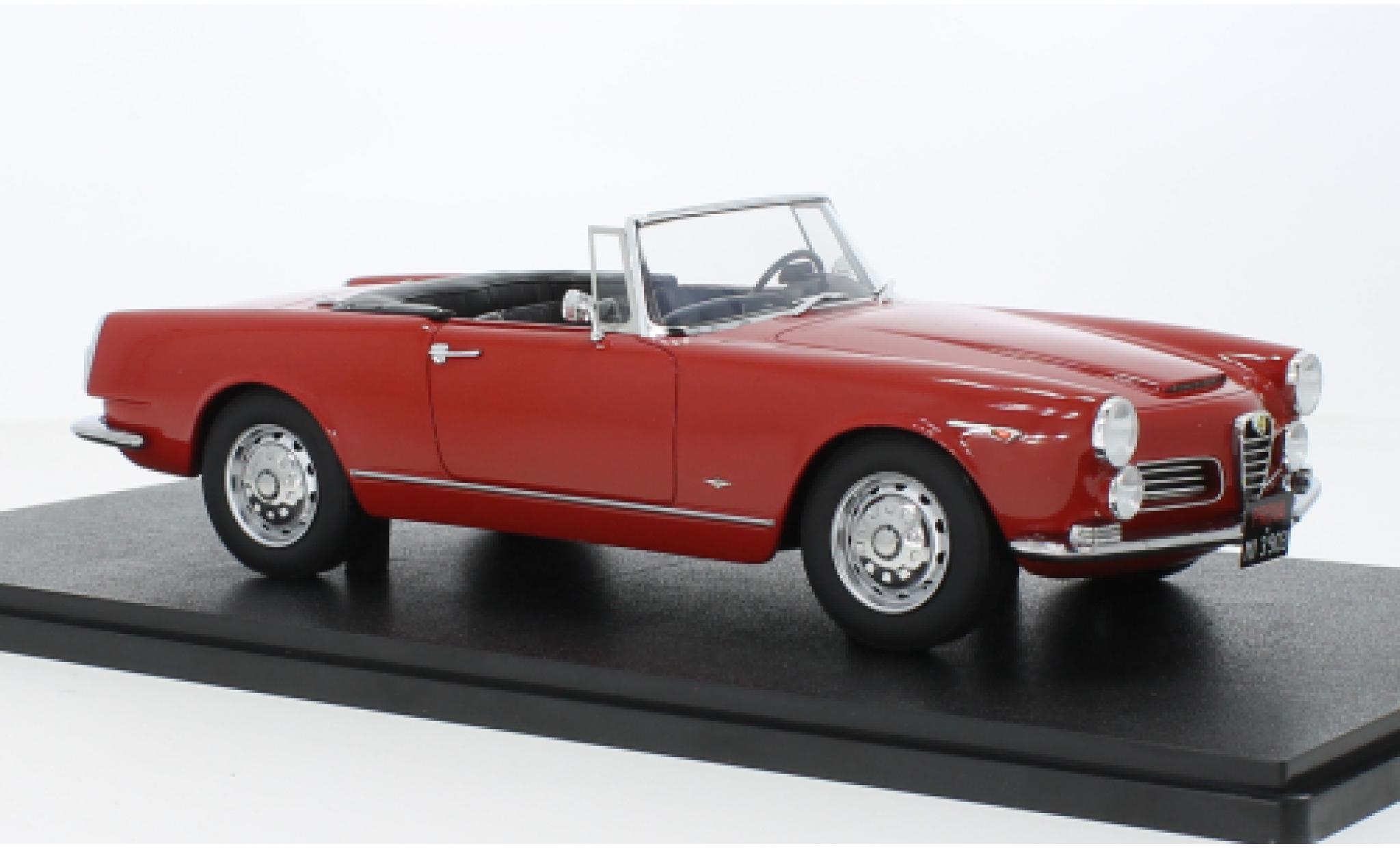 Alfa Romeo 2600 1/18 Cult Scale Models Spider Touring rot 1961 1:18 modellino in miniatura