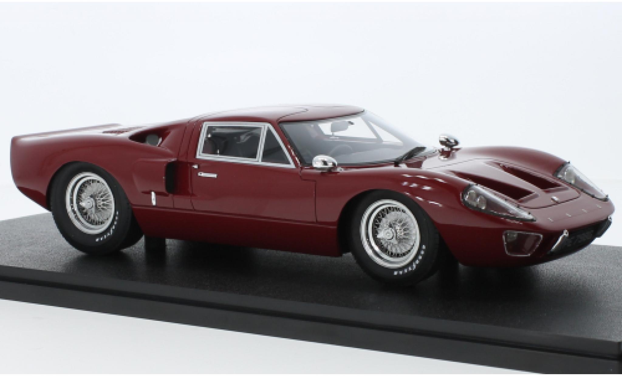 Ford GT40 1/18 Cult Scale Models MK III rosso foncé RHD 1966 modellino in miniatura