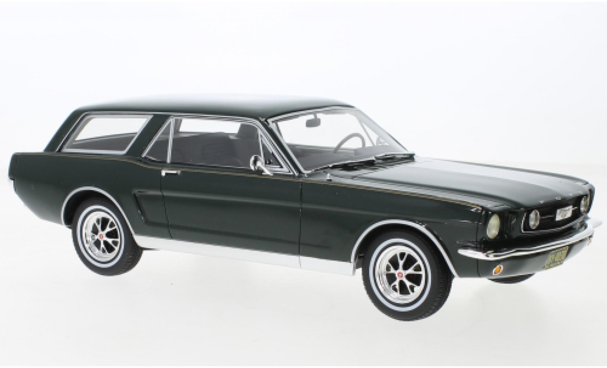 Ford Mustang 1/18 Cult Scale Models verde 1965 modellino in miniatura