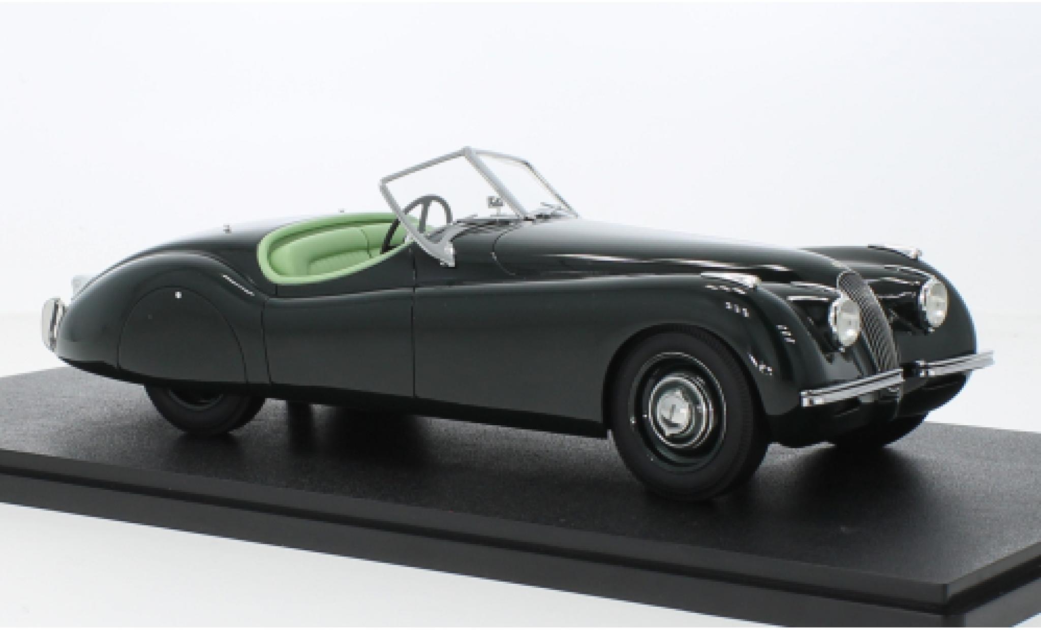 Jaguar XK 1/18 Cult Scale Models 120 OTS verde foncé RHD 1948 modellino in miniatura
