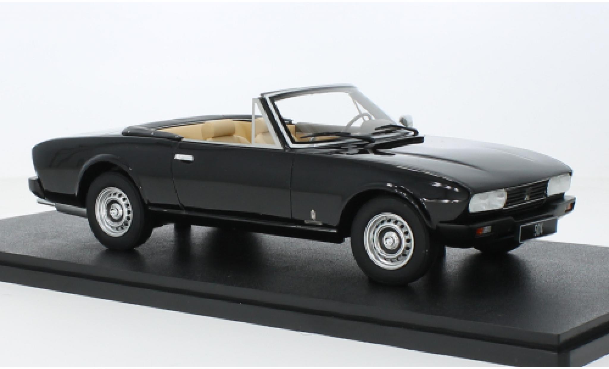 Peugeot 504 1/18 Cult Scale Models cabriolet nero 1983 modellino in miniatura