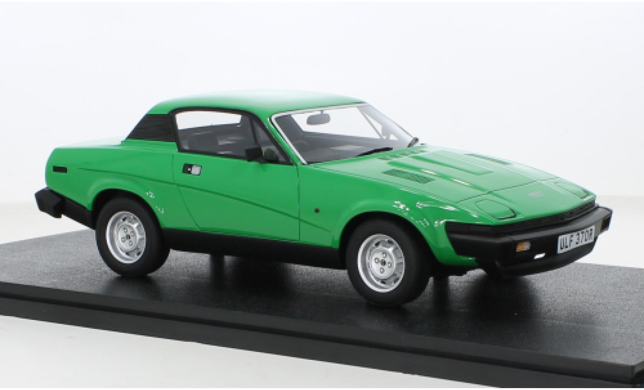 Triumph TR7 1/18 Cult Scale Models verde 1980 modellino in miniatura