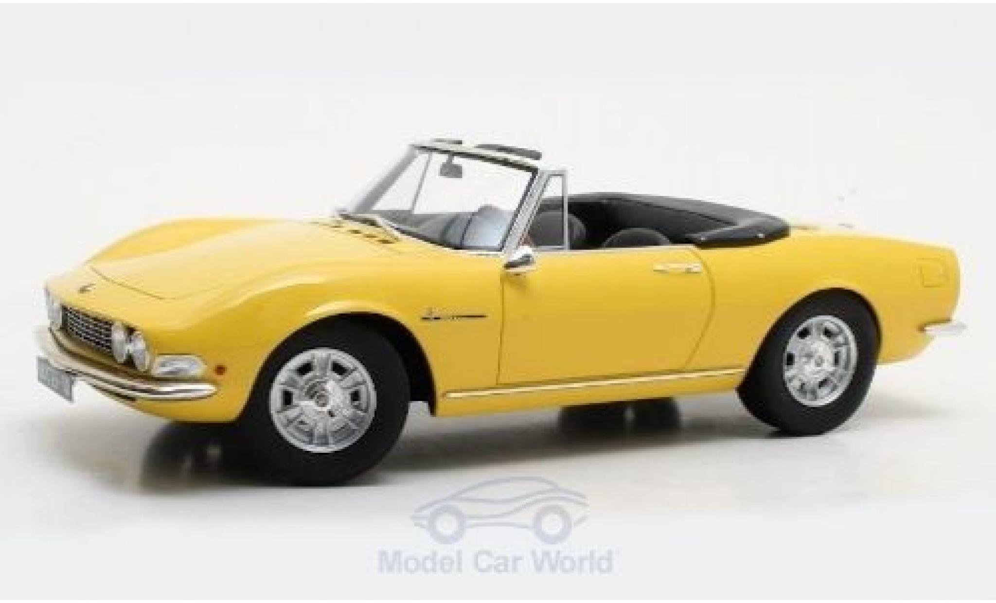 Fiat Dino 1/18 Cult Scale Models Spyder giallo 1966 modellino in miniatura