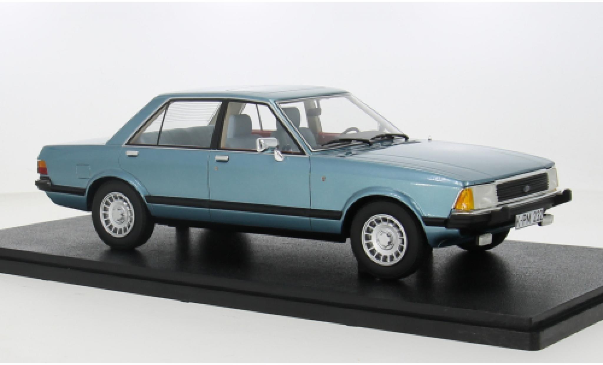 Ford Granada 1/18 Cult Scale Models 2.8 Ghia Saloon blau 1978 1:18 modellino in miniatura