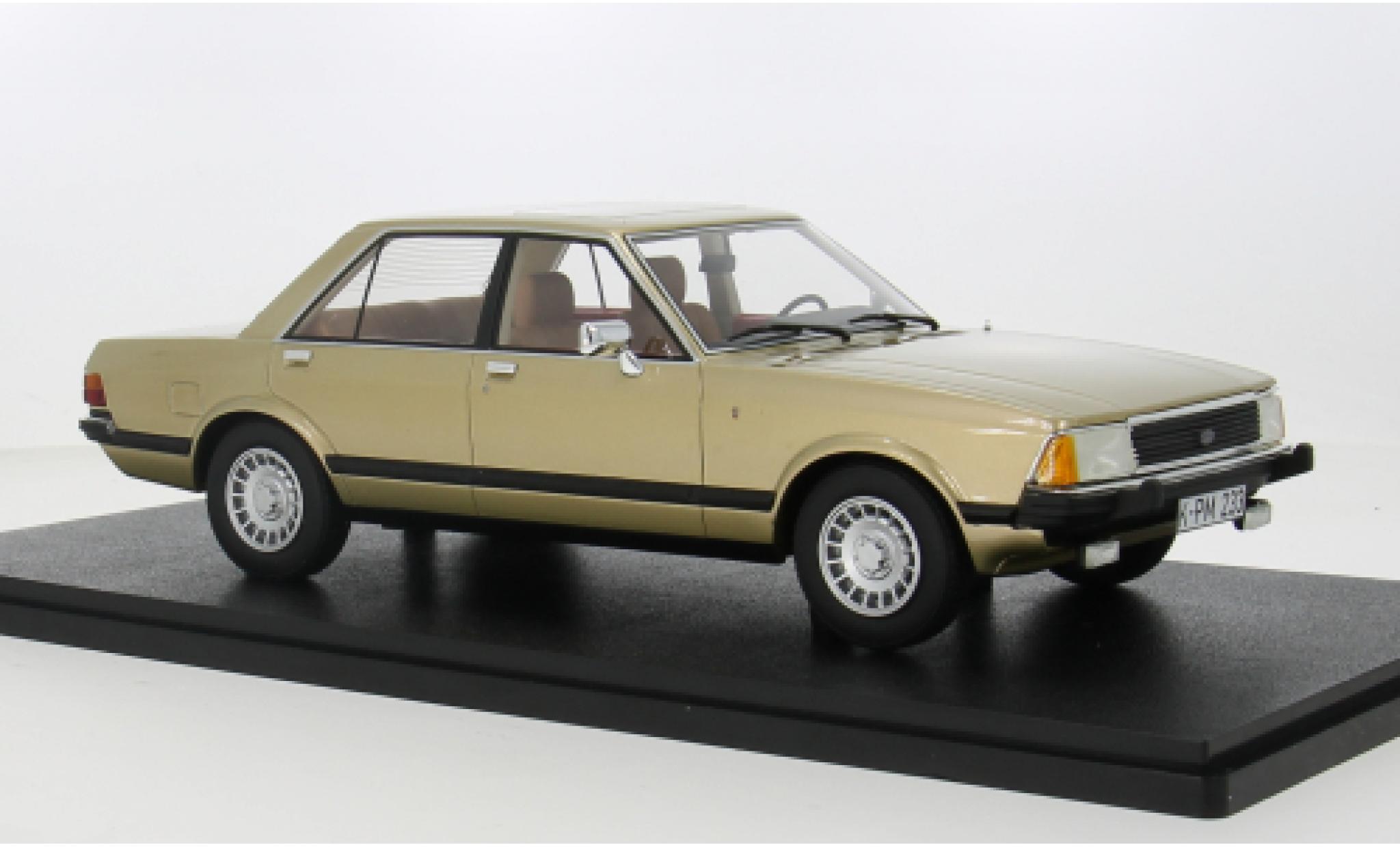 Ford Granada 1/18 Cult Scale Models 2.8 Ghia Saloon gold 1978 1:18 modellino in miniatura