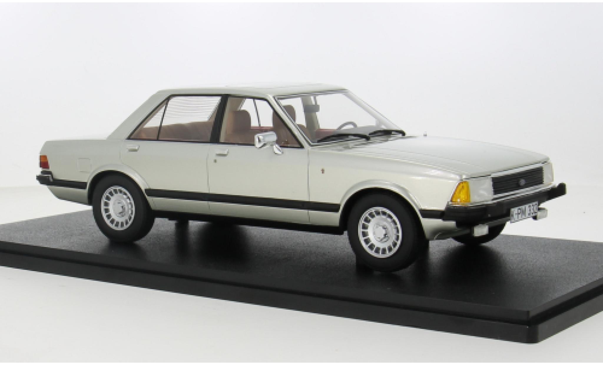 Ford Granada 1/18 Cult Scale Models 2.8 Ghia Saloon silber 1978 1:18 modellino in miniatura