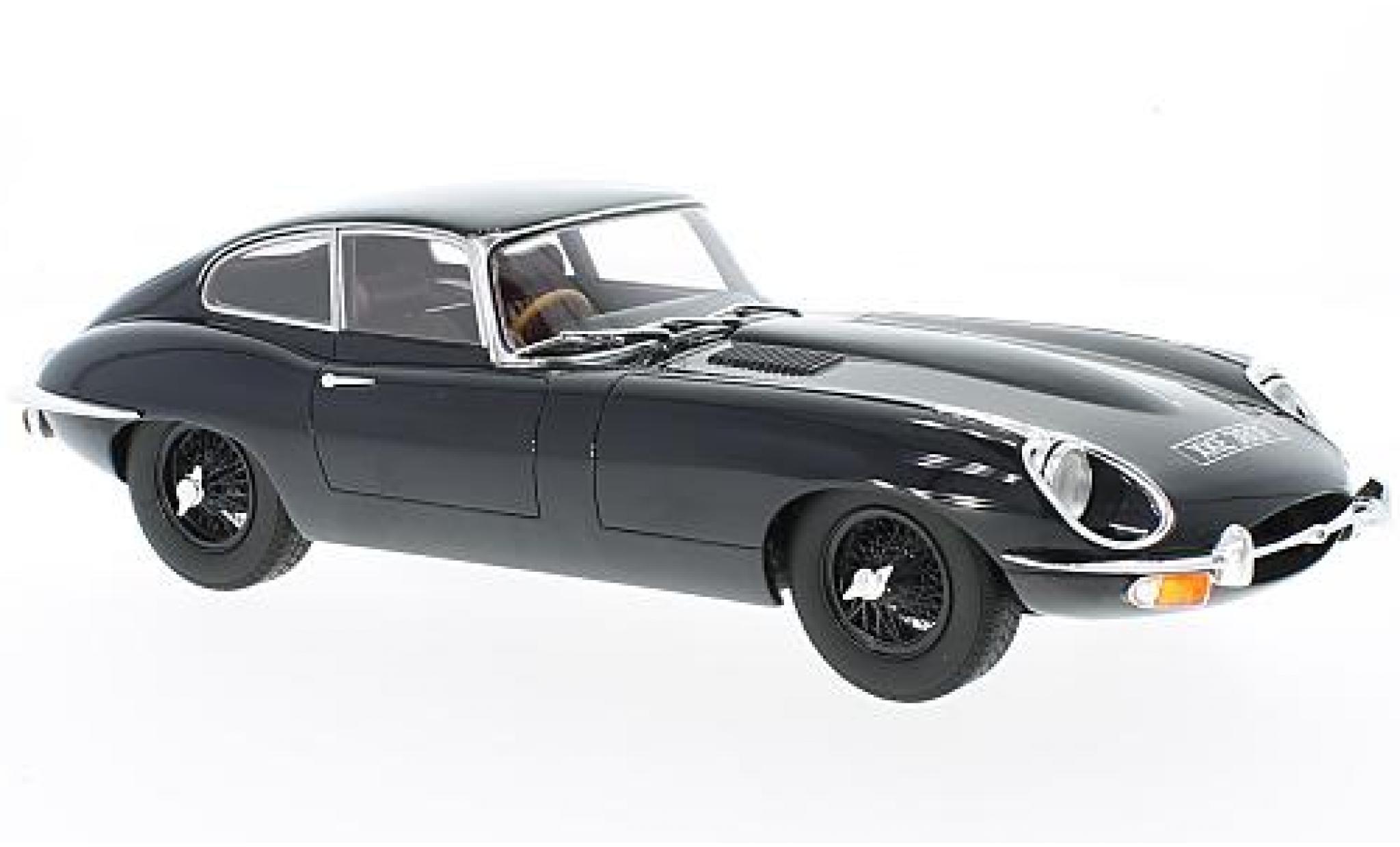 Jaguar E-Type 1/18 Cult Scale Models Coupe Series 2 blu RHD 1968 sans Vitrine modellino in miniatura