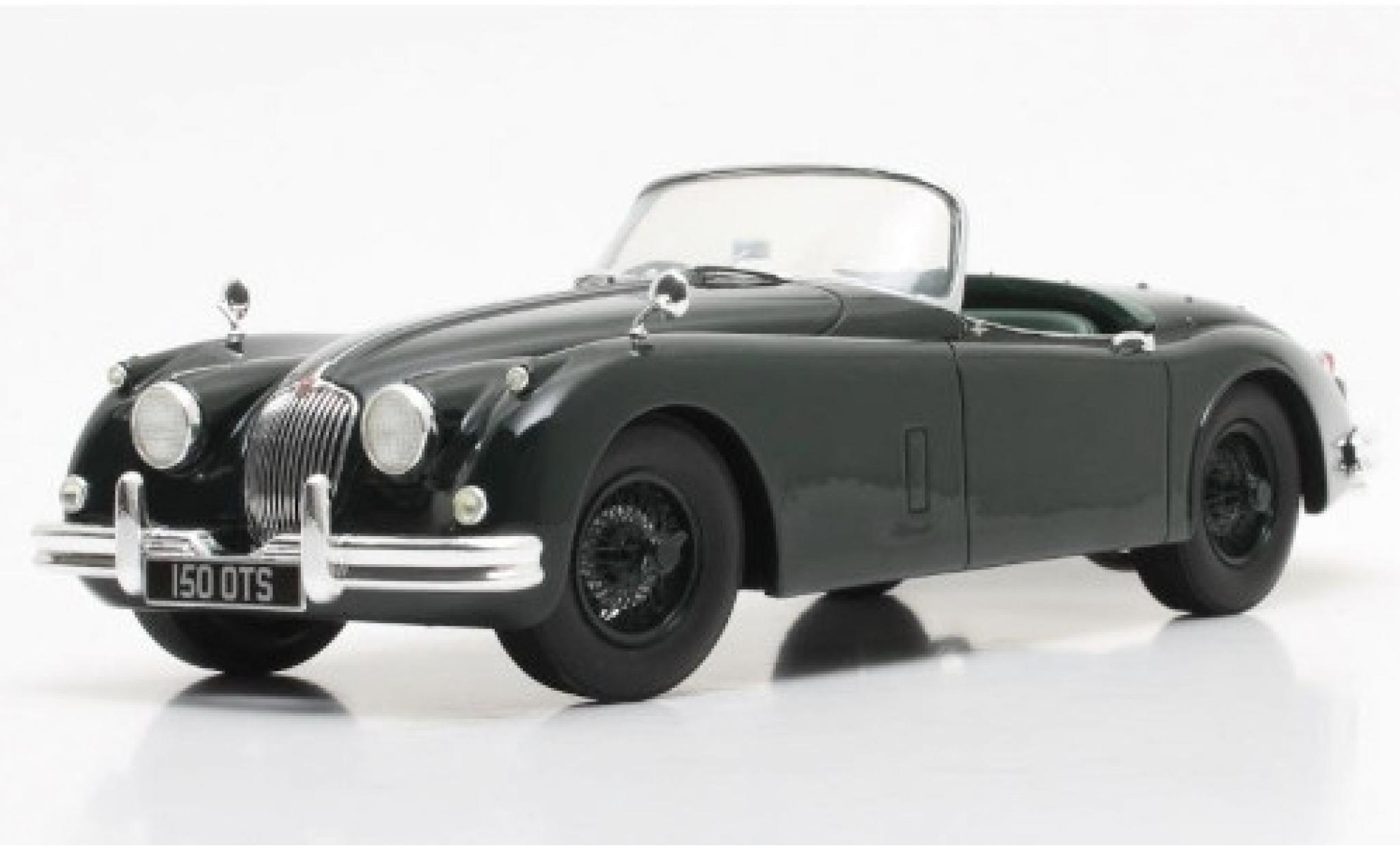 Jaguar XK 1/18 Cult Scale Models 150 OTS verde RHD 1958 modellino in miniatura