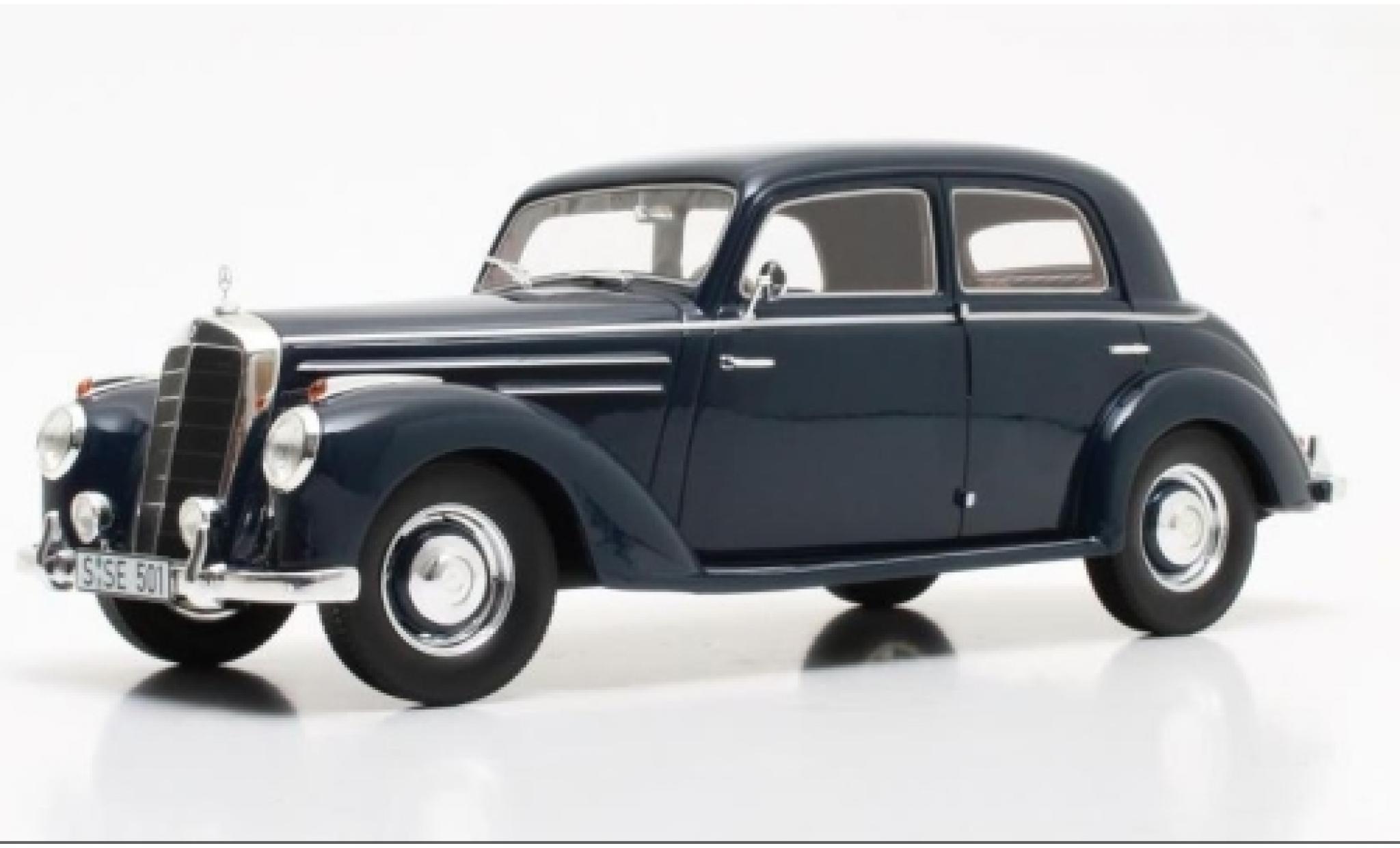 Mercedes 220 1/18 Cult Scale Models (W187) blu 1953 modellino in miniatura