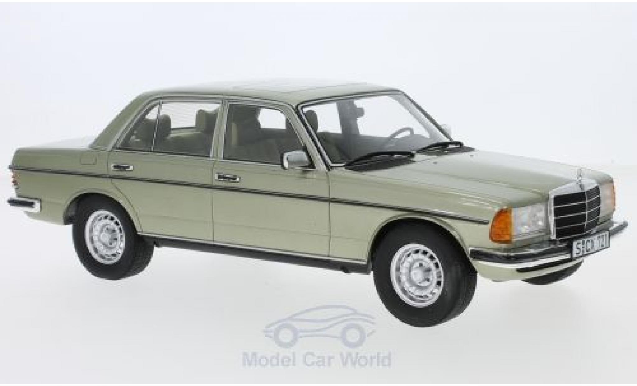 Mercedes 280 1/18 Cult Scale Models E (W123) metallico verde 1976 modellino in miniatura