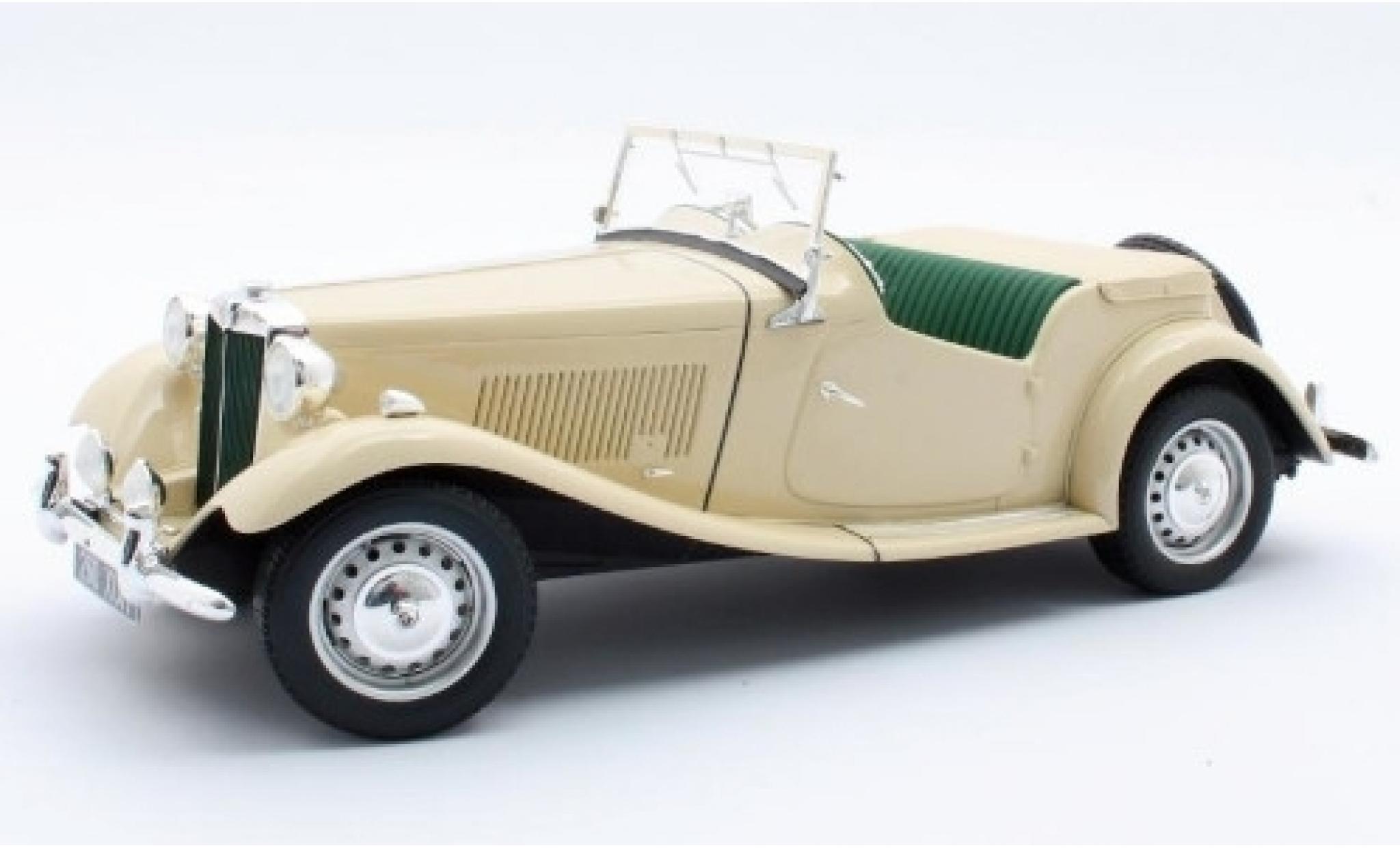 MG TD 1/18 Cult Scale Models beige RHD 1953 modellino in miniatura