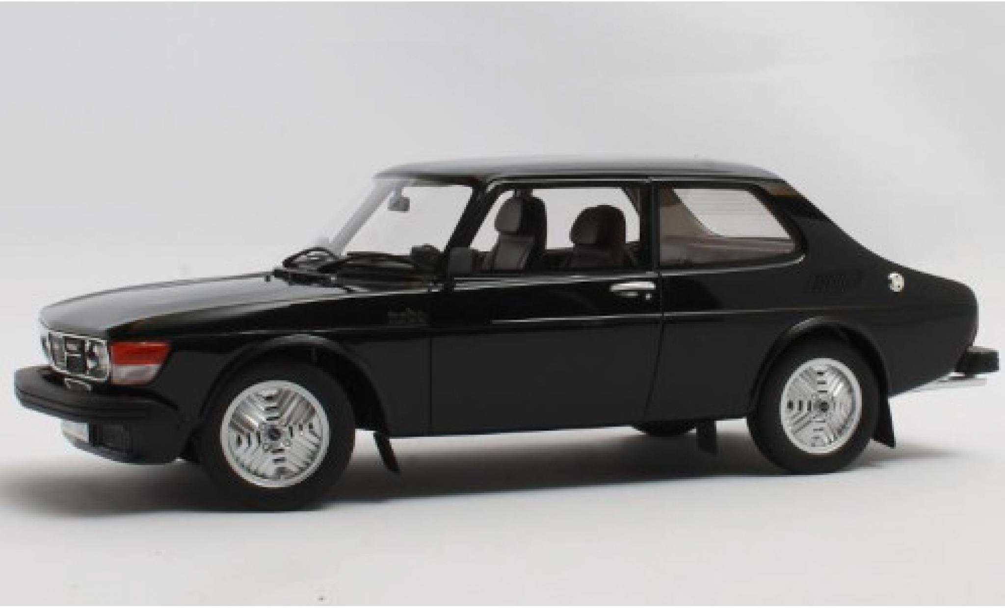 Saab 99 1/18 Cult Scale Models Turbo nero 1978 modellino in miniatura