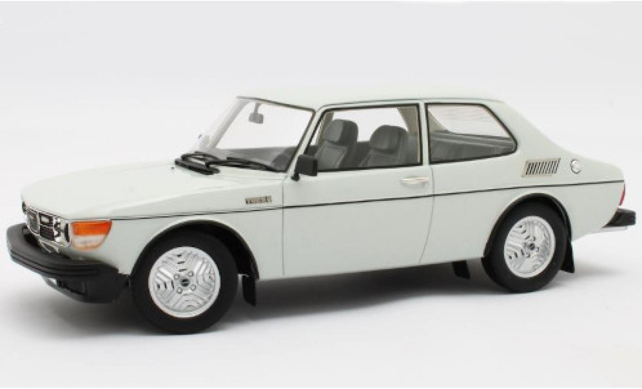 Saab 99 1/18 Cult Scale Models Turbo bianco 1978 modellino in miniatura