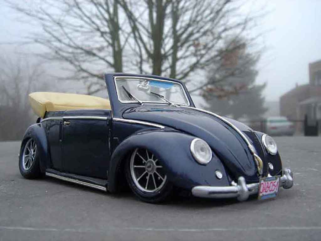 Volkswagen Kafer 1/18 Solido Coccinelle Cabriolet 51 resto-cal modellino in miniatura