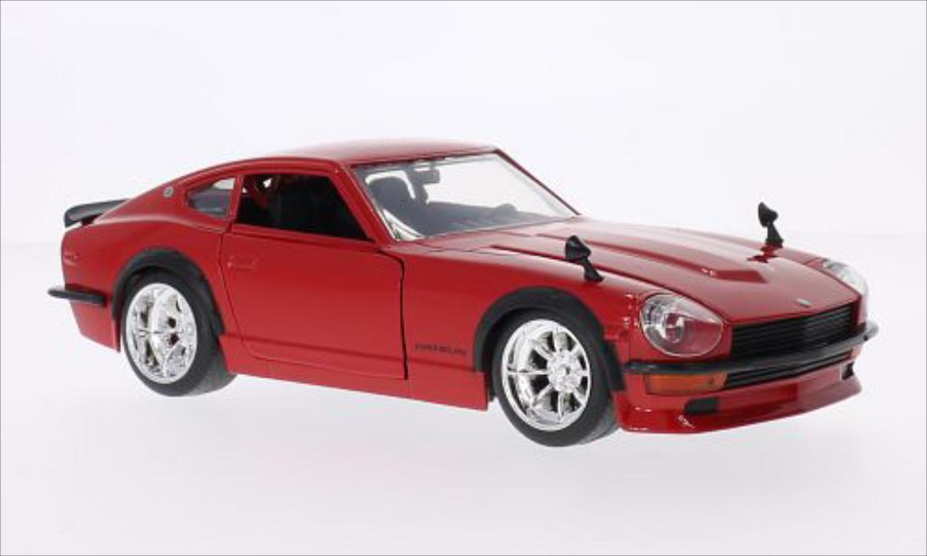 Datsun 240Z 1/24 Jada Toys Tuning rosso 1972 modellino in miniatura