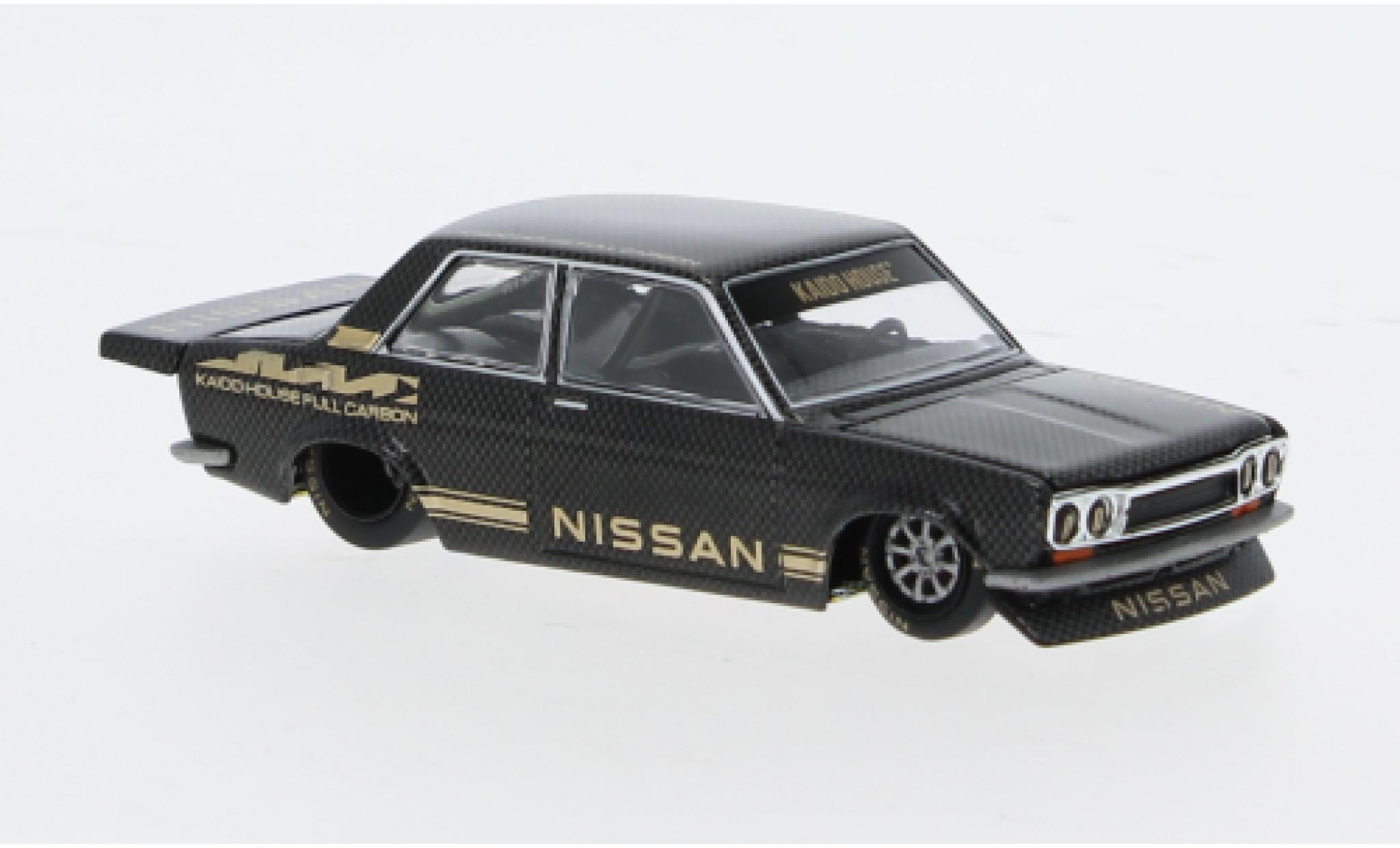 Datsun 510 1/64 Mini GT Pro Street schwarz 1:64 modellino in miniatura