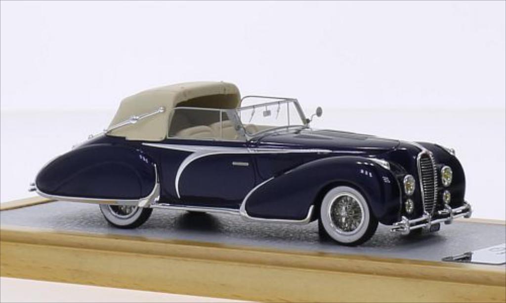 Delahaye 135 1/43 Chromes Cabriolet Figoni Falaschi blu RHD 1948 modellino in miniatura