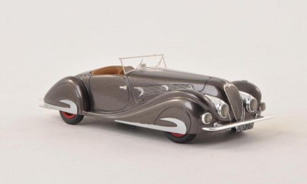Delahaye 135 1/43 Nickel MS Competition Roadster Figoni & Falaschi grigio 1937 modellino in miniatura