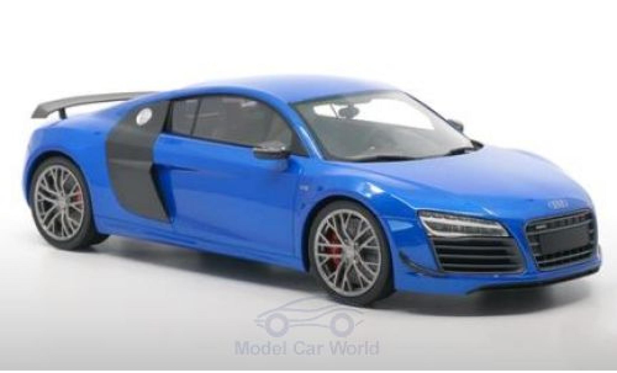 Audi R8 1/18 DNA Collectibles LMX metallico blu 2014 modellino in miniatura