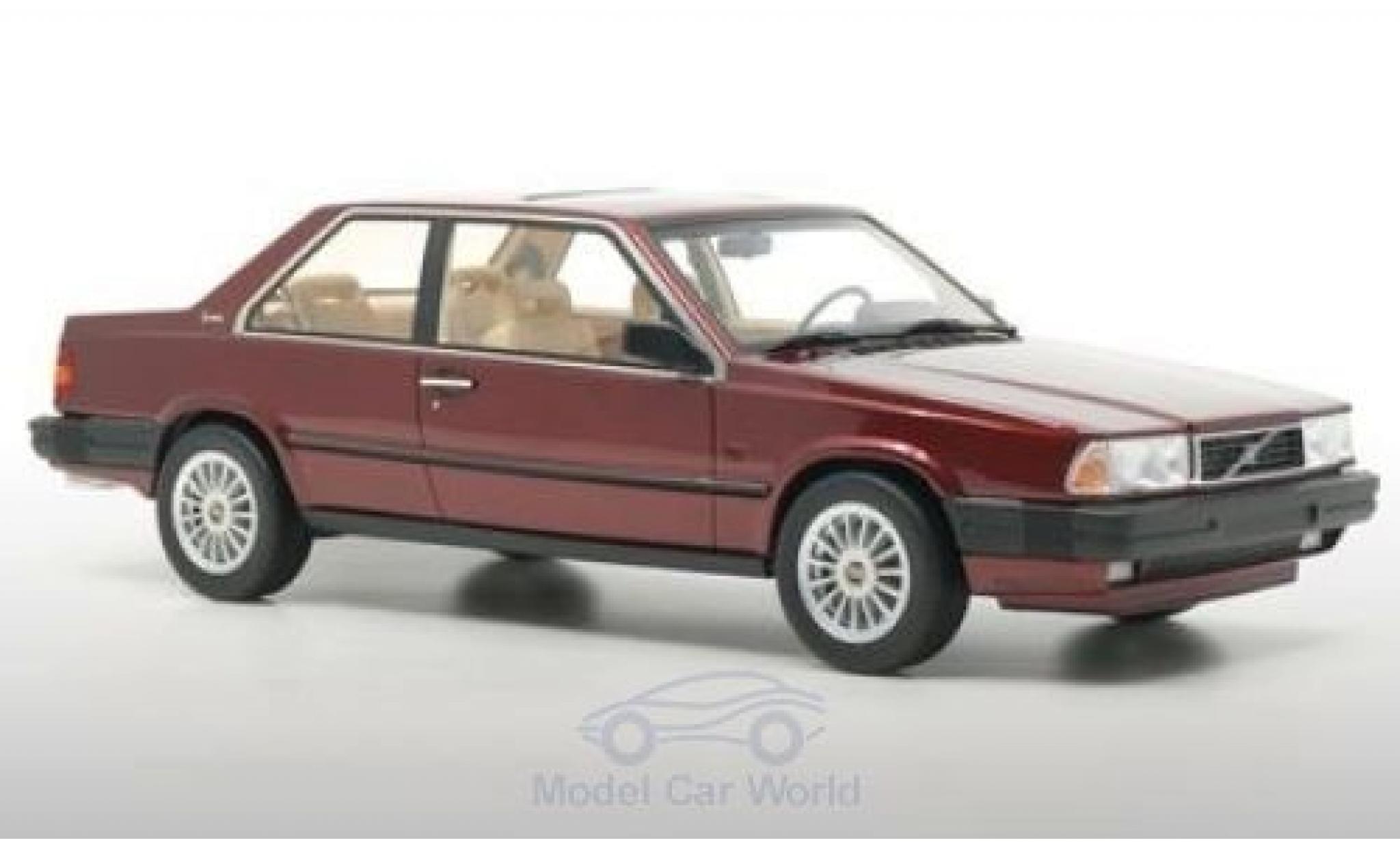 Volvo 780 1/18 DNA Collectibles Bertone metallico rosso 1986 modellino in miniatura