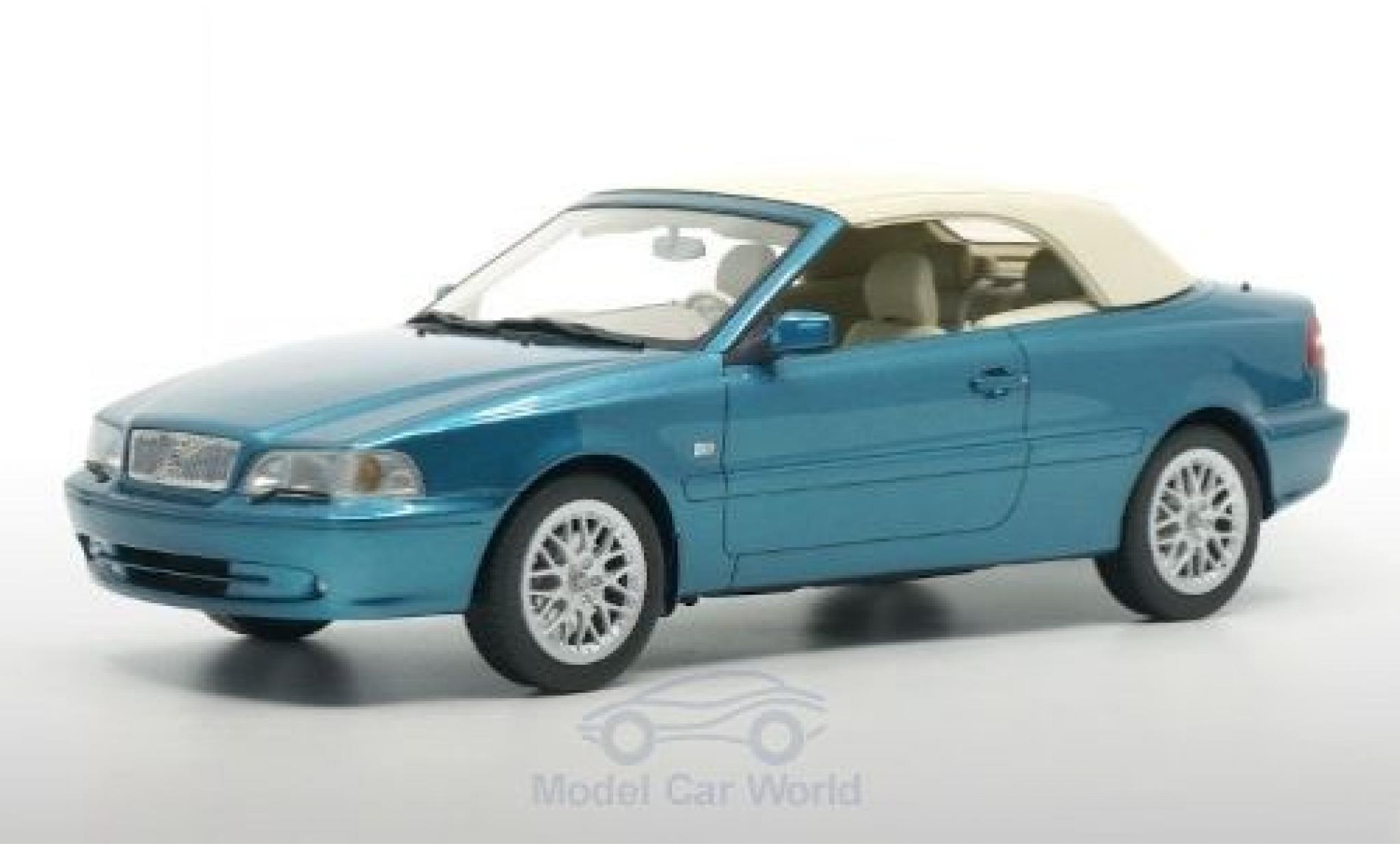Volvo C70 1/18 DNA Collectibles Cabriolet metallico türkis 1999 modellino in miniatura