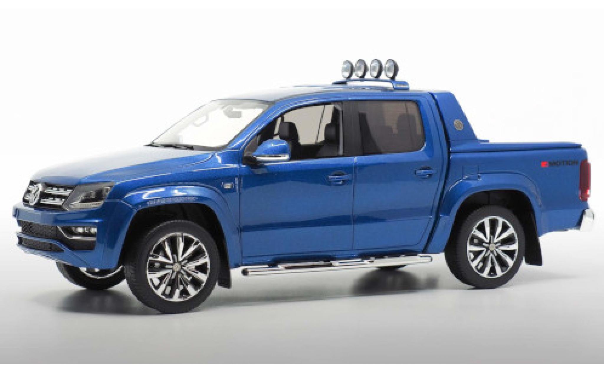 Volkswagen Amarok 1/18 DNA Collectibles Aventura metallico blu 2019 Dachscheinwerfer détachable modellino in miniatura