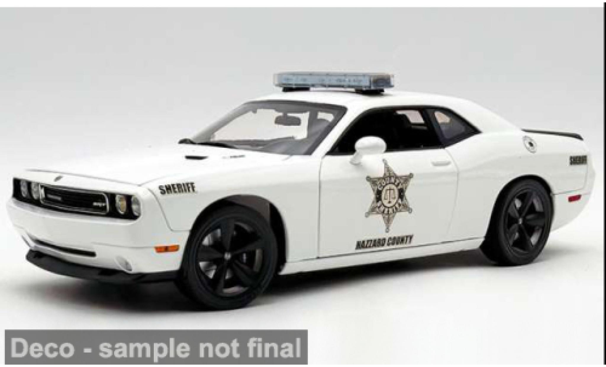 Dodge Challenger 1/18 ACME SRT 8 2010 Hazzard County Sheriff 1:18 modellini auto