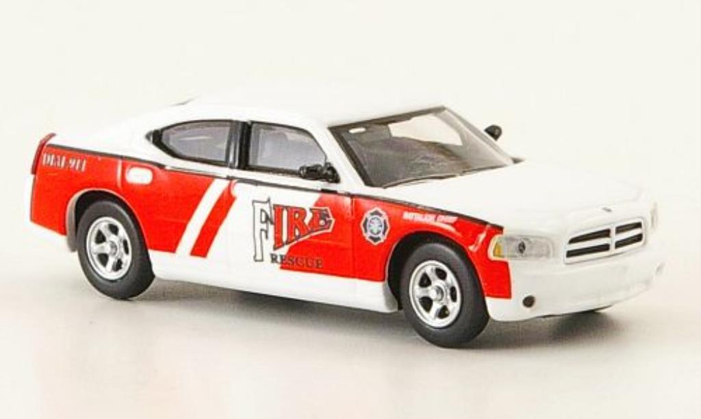 Dodge Charger 1/87 Ricko Fire Rescue Battalion Chief Feuerwehr modellino in miniatura