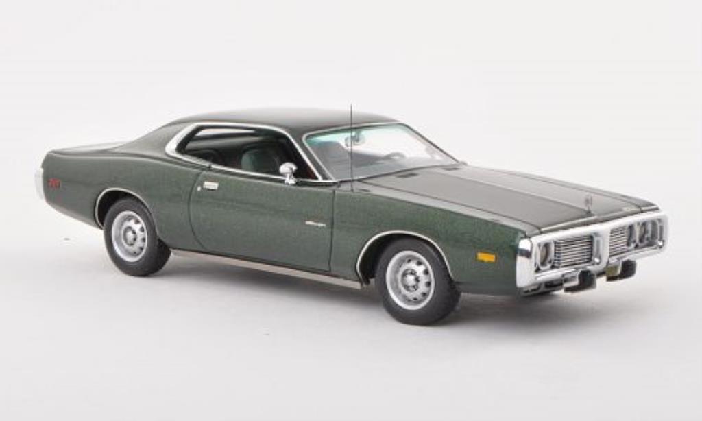 Dodge Charger 1/43 Neo grun 1973 modellino in miniatura