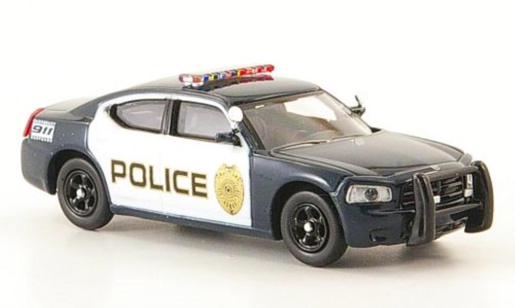 Dodge Charger Police 1/87 Ricko Police blu Polizei (US) modellino in miniatura