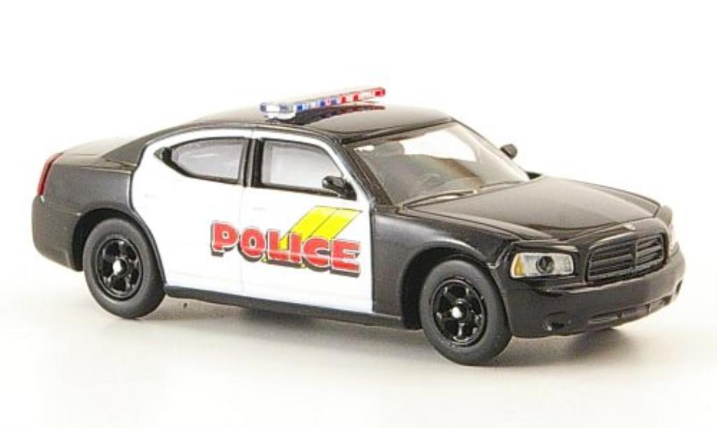 Dodge Charger Police 1/87 Ricko Police nero/bianco Polizei (US) modellino in miniatura