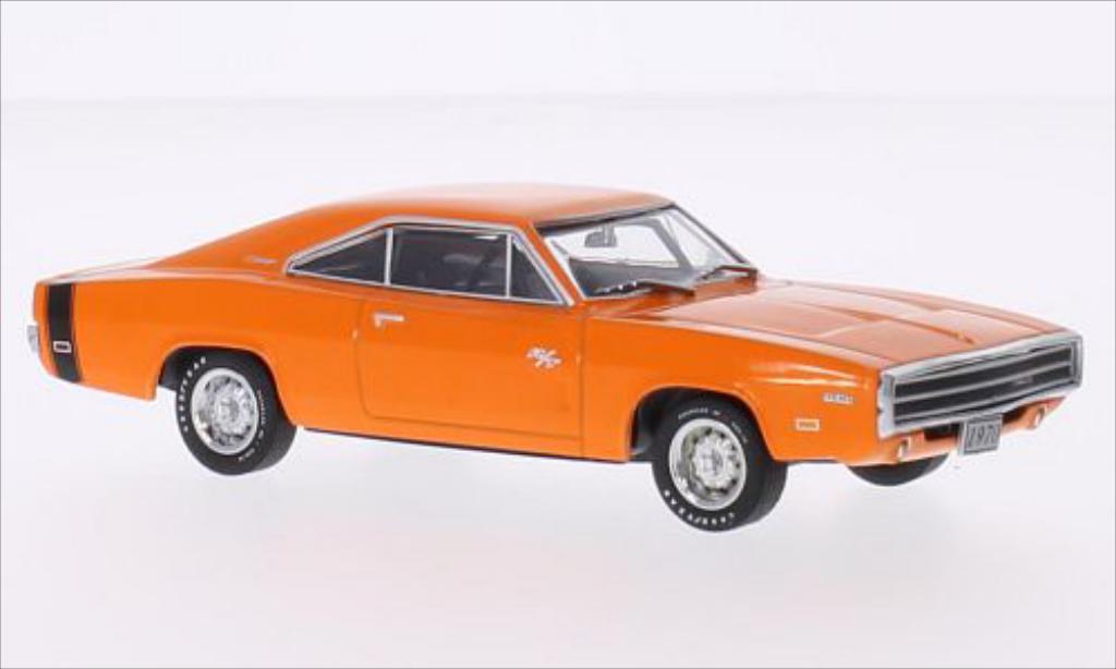 Dodge Charger 1/43 Greenlight R/T orange 1970 modellino in miniatura