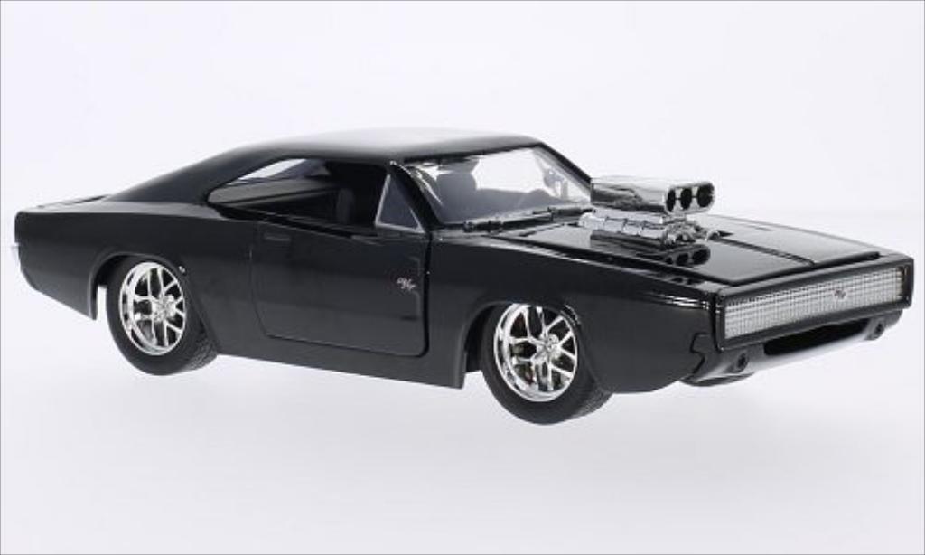 Dodge Charger 1/24 Jada Toys R/T nero 1970 modellino in miniatura