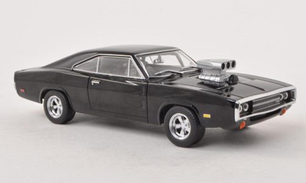 Dodge Charger 1/43 Greenlight R/T nero Fast & Furious 1970 modellino in miniatura