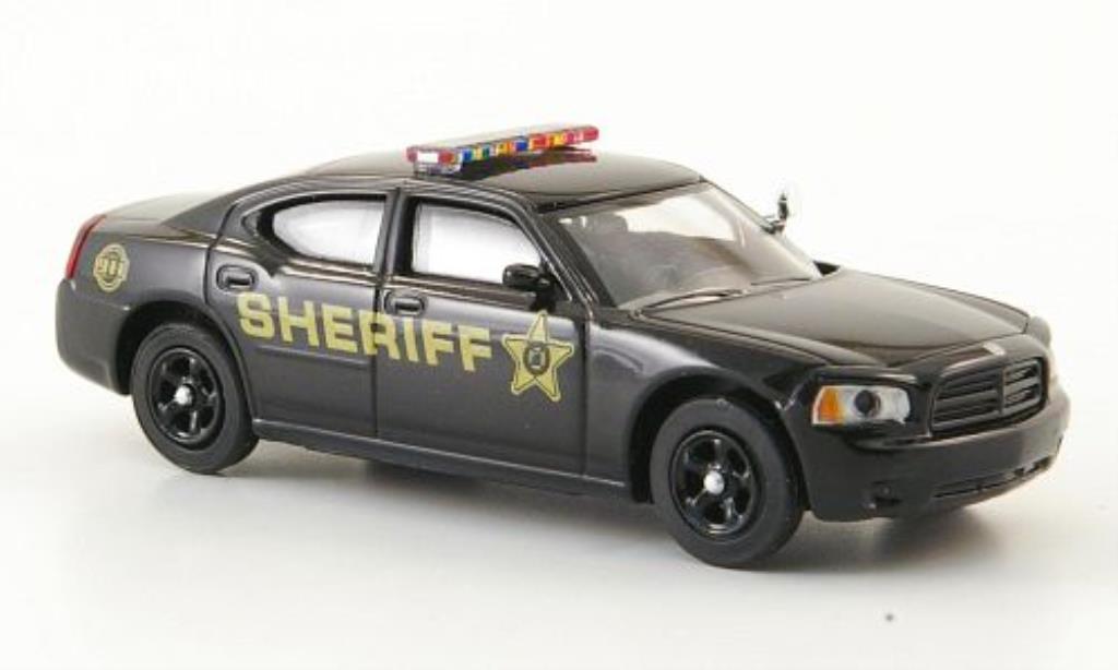 Dodge Charger 1/87 Ricko R/T Sheriff nero Polizei (US) modellino in miniatura